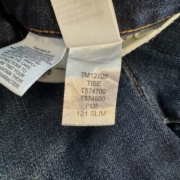 Lucky Brand style 121 dark blue denim jeans size 38/30 - Picture 6 of 6